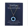 Pendant Necklaces 1Pc Blue Glass Evil Eye Pendants Necklace For Women Men Turkey Lucky Choker Jewelry Accessories Drop Delivery Dhbgh