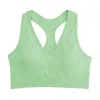 Camisoles Tanks Dames Sportbeha Top Push Up Fitness Yoga Ondergoed Sport Tops Voor Ademend Hardloopvest Gymkleding