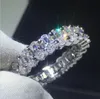 Pierścienie zespołowe vintage moda kobiety brzoskwiniowe serce cz diamentowy pierścionek palca wiek w środę biżuteria biżuteria