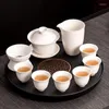 Tea Trace Kitchen Gadżet Tacka Kettle Office herbaware dom vintage ceramiczne przenośne talerze pasma Ceramica Cup Akcesoria