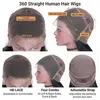 Pelucas de encaje ondas profundas FL para mujeres cabello humano 360 peluca frontal marrón luz baja sin glúer hd hd de entrega de gota transparente pr dhges