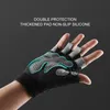 Cycling Half Finger Gloves MTB Road Anti Slip Shock Proof Bike Gloves Thickness Silicone Gel Bicycle Gloves Bike Parts Fitness weightlifting gloves