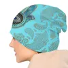 Berety Ręce Fatima z Paisley Bonnet Hat Hattting Hats Mężczyźni Kobiety moda unisex dla dorosłych Hamsa Amulet ciepłe zimowe czapki czapki