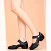 Zapatos de baile cuadrados modernos para mujer, zapatillas de baile de Jazz para Fitness, tacones de aguja altos, calzado aeróbico transpirable suave