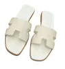 2024 novo estilo verão melhor qualidade designer sandália outwear lazer férias slides praia chinelos planos moda sapatos de couro genuíno para mulheres tamanho: 36-42