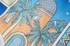 Designer de moda t camisa havaí carta floral impressão praia camisas designer de seda camisa de boliche casual homens verão manga curta solta ásia tamanho m-3xl # aas28