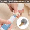 Dog Apparel Nail Polisher Replacement Head Pet Accessories Clipper Grinding Trimmer Grinder Wheel Sanding Tip Tools