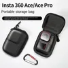 Skålar för Insta360 Ace Pro All-Inclusive Protective Storage Bag Box Sportkamera Tillbehör Black