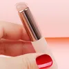 Silice Lip Brush Angled Ccealer Maquiagem Brush Tool portátil cabeça redonda como Fingertips Q Soft Lipstick Brush Ccealer 52oK #