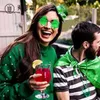Irlandzkie okulary św. Patryka pozostawia zielone okulary przeciwsłoneczne Elf Clover