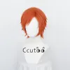 Wigs Ouran high school host club Hikaru Hitachiin Wig Short Orange Synthetic Hair Cosplay Anime Wigs