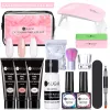 Zestawy UR Sugar Extension Gel Gel Zestaw 6 W Lampa LAMPA LAMPA LED Pełny Manicure Zestaw Vernis Półpółki Szybkie Zestaw Paznokci Zestaw żelowy