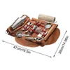 Bar Tools Tragbare Bar-Werkzeugtasche aus Segeltuch, professionelle Barkeeper-Reisetasche, Cocktail-Shaker, Wein-Set, Aufbewahrungstasche, Werkzeugtasche aus Segeltuch, 240322