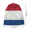 Bérets Drapeau des Pays-Bas Skullies Bonnets Casquettes Unisexe Hiver Chaud Tricot Chapeau Femmes Hommes Hip Hop Adulte Bonnet Chapeaux Casquette de Ski En Plein Air