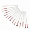 JUP Makiup Pędzle Zestaw 15pcs Pearl White/Rose Gold Pinceaux Maquillage Cosmetis Tools