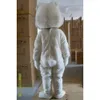 Disfraces de mascota nuevo adulto Halloween Navidad conejo blanco mascota dibujos animados vestido de lujo disfraz de mascota