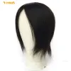 Toppers 16x18cm Human Hair Big Topper 2CMPU+Oddychający jedwabna podstawa skóry toupee dla kobiet naturalne włosy Half Peruka 6.4'X7.2 ''