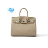 A Birknns Luxury Bag New Fashion Litchi Pattern Women's Handbag