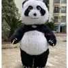 Maskot Kostümleri 2.6m Rusya Dev Panda Kutup Ayısı Partisi Peluş Bebek Iatable Maskot Kostümü 260cm