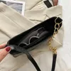 Shoulder Bags Casual Alligator Pattern Chain Hobo Solid Leather Underam Bag For Women Youth Ladies Simple Versatile