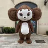 Costumi mascotte Doppio ventaglio 2M 2.6M Iatable Cheburashka Costume da scimmia con grandi orecchie adorabili per carnevale mascotte per adulti