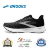 Brook Run Shoes Cascadia 16 Мужские кроссовки Brooks Hyperion Tempo Triple Black White Orange Mesh Модные кроссовки Мужские спортивные кроссовки на открытом воздухе Бег Прогулки 682