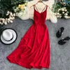 Casual Dresses Bodycon Backless Dress 2024 Women Solid Slim A-line Robe Summer Sexy Beach Holiday Camisole Ladies Clothes Vestidos