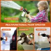 Sprayers Pet Dog Shower Adjustable Mode Highpressure Sprayer Nozzle Hose Gun Cleaning Bath Water Foam Soap Foam Lance Sprayer Clean Tool