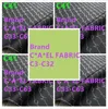 C33-C63 Tessuto jacquard di cotone poliestere di marca Tessuto di design patchwork per camicia in tessuto