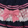 Preppy stil lolita kawaii kjolar japanska söta minikvinnor harajuku söt boll klänning denim skater y2k hög midja spets kakor kjolar 240320