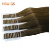 Наращивание прямых инъекционных лент для наращивания человеческих волос 100 г/шт., европейское наращивание человеческих волос для женщин, невидимые ленты для наращивания волос