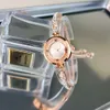 New Little Green Diamond Bracelet Watch, Elegant Women's Simple and Fashionable Quartz Watch