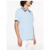 Hommes Polos Chemise Casablanca Nouveau Designer Marque Tendance Été Col Boutonné Slogan Brodé Imprimé Pull Lâche T-shirt À Manches Courtes Polo Casablanc Tops