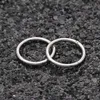 50PCS Segment Nose Hoop Rings Septum Clicker Labret Piercing Buckle Round Earrings Jewelry Stainless Steel Ear 14g 16g 20G 240321