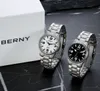 Berny Watch for Men Lightweight Sports Quartz Watches Armband Luminous 5atm Waterproof Sapphire Wristwatch 240311