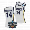 CUSTOM Caitlin Clark Jersey 2023 Women Final Four 4 Iowa Hawkeyes Basketball Jerseys NCAA College Joe Toussaint Ryan Kriener Jack Nunge Tony