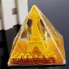 Oficina Decorati Pirámides egipcias Torre Eiffel París Pluma Florero Lápiz Maquillaje Cepillo Titular K01F #