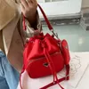 Bucket Bag Designerin heiße Marke Frauen neuer Umhängetaschen Drawschnell Leder Damen reduziertes Mädchen