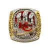 Luxury Super Bowl Championship Ring Designer 14K Gold Champions Rings per Mens Womens Diamond Star Jewelry 873