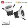 Kontrol Yeelight Smart Downlight M2 Bluetooth Mesh Spotlight 27006500K LED ampuller Mihome App için Apple Homekit için Çalışıyor