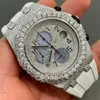 Factory Custom Pass Diamond Test Iced Out Luxury Vvs Mossanite Diamond Watch Donna Orologi Hip Hop con diamanti pieni