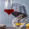 Weingläser Diamant-Rotweinglasbecher Hochwertige Kristallglasbecher im Ins-Stil Vintage-Weingläser Weinglasgläser zum Champagnertrinken L240323