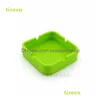 Ashtrays Sile Ashtray Mini Portable Shatterproof Eco-Friendly Square Home Coffee Shop Bar El Men Craft Gift 9061 Drop Delivery Garden Dhwsi