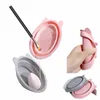 folding Silice W Bowl Makeup Brush Beauty Egg Cleaning Pad Beauty Tools Multi-functial W Board d9E8#