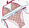 Simma flera stilar designer baddräkter sommar sexiga bikinis brev tryck badkläder lady bad