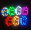 Led Neon Sign Light SMD2835 Indoor Night Astronauta Modello Holiday Xmas Party Decorazioni di nozze Lampade da tavolo2079989