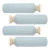 Opslagflessen 4 Stuks Reiniging En Verzorging Badkamer Dispenser Reiscontainers Voor Toiletartikelen Water Squeeze Hdpe Plastic Toilettas