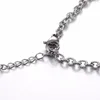 Link Bracelets Lovely Star Moon Charms Pendant Stainless Steel Bracelet Anklet Charm Jewelry SSL012