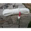 Paracord Diameter 8mm* Length:10m,15m,20m,30m Flame safety escape Camping ropes Paracord with 2pcs with steel wire