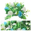 Dekorativa blommor Desktop Rose Ball Banquet The Christmas Wreath Ring Silk Cloth Faux